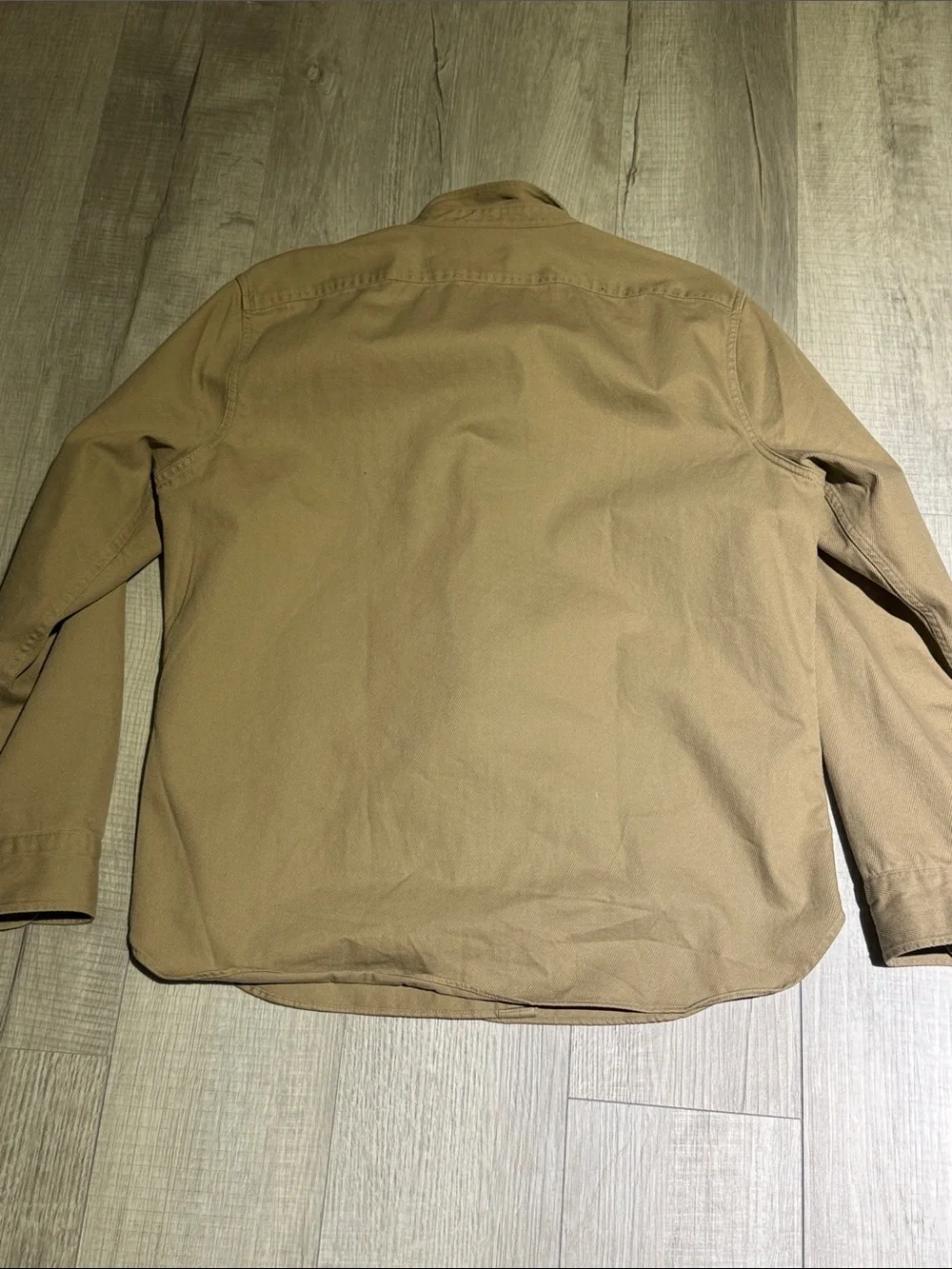 J. Crew Factory Tan Lightweight Shirt Jacket